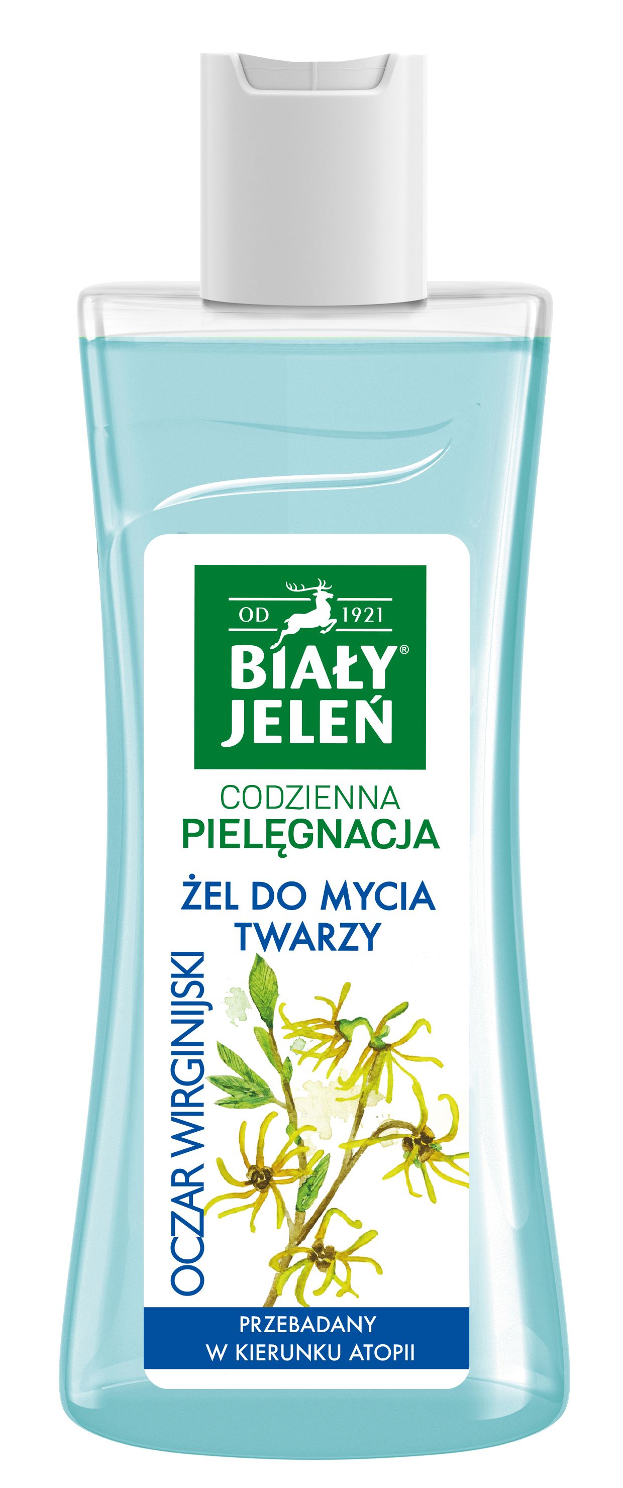 płyn do mycia twarzy biały jelen