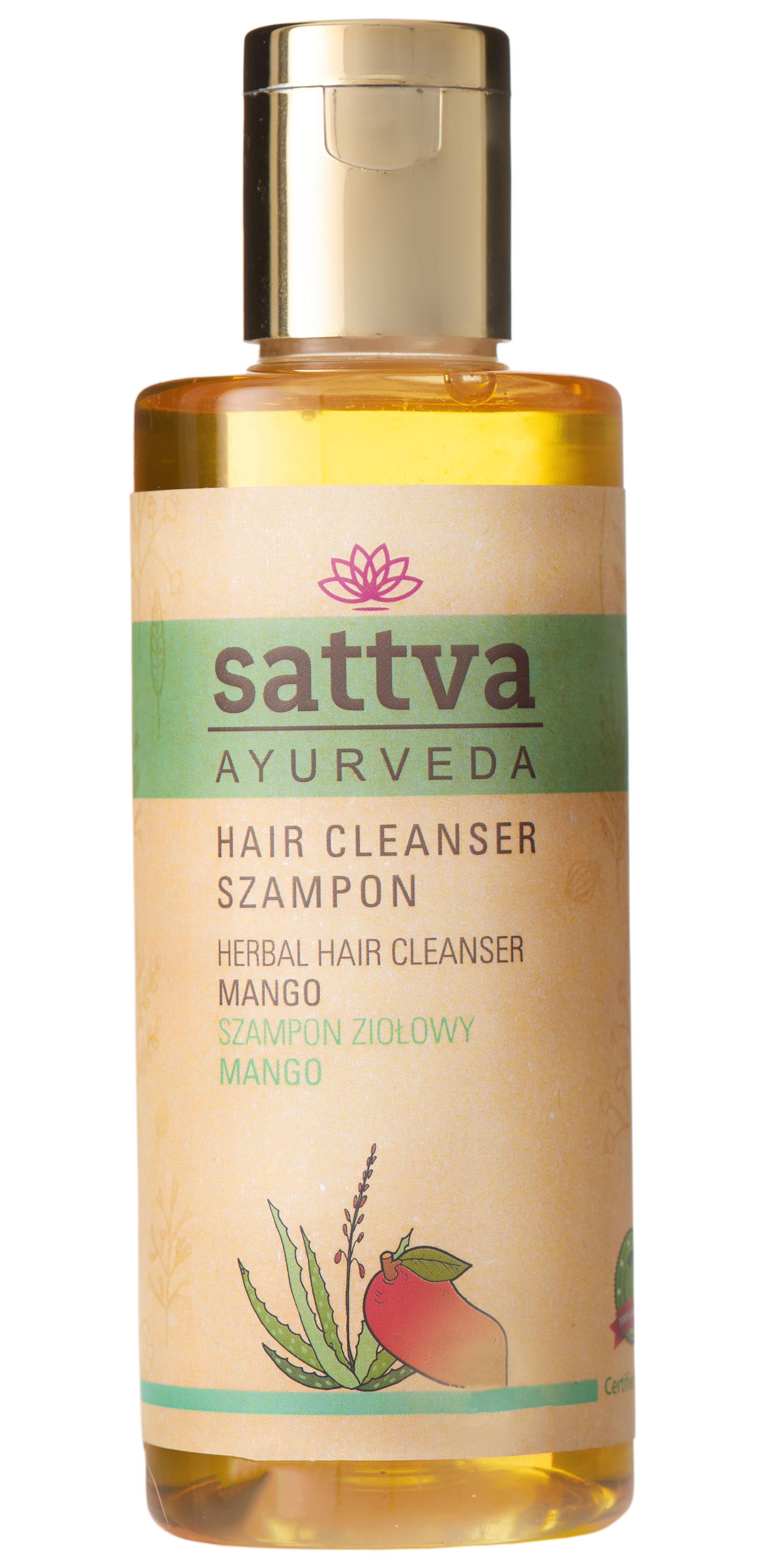 naturalny szampon do włosów mango sattva 250ml