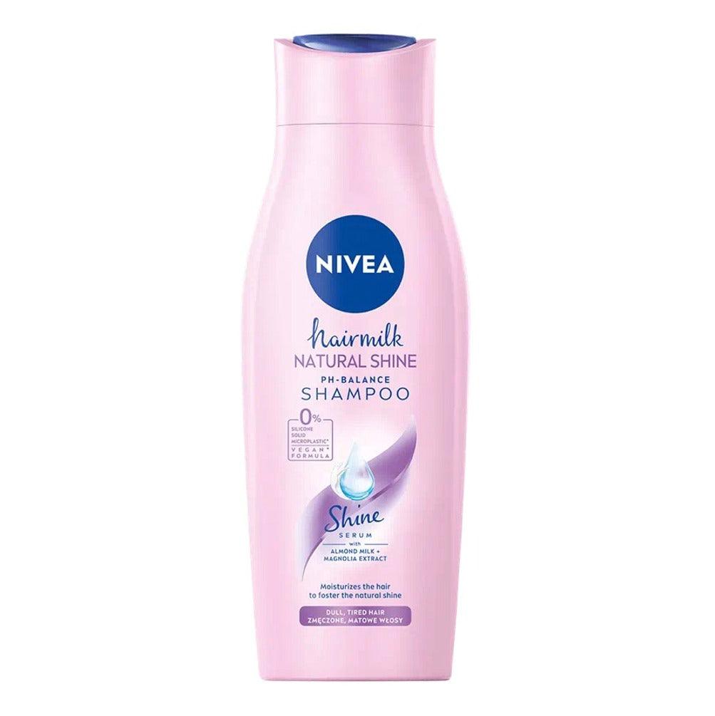 nivea szampon hairmilk natural shine