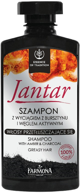 szampon jantar włosy zniszczone