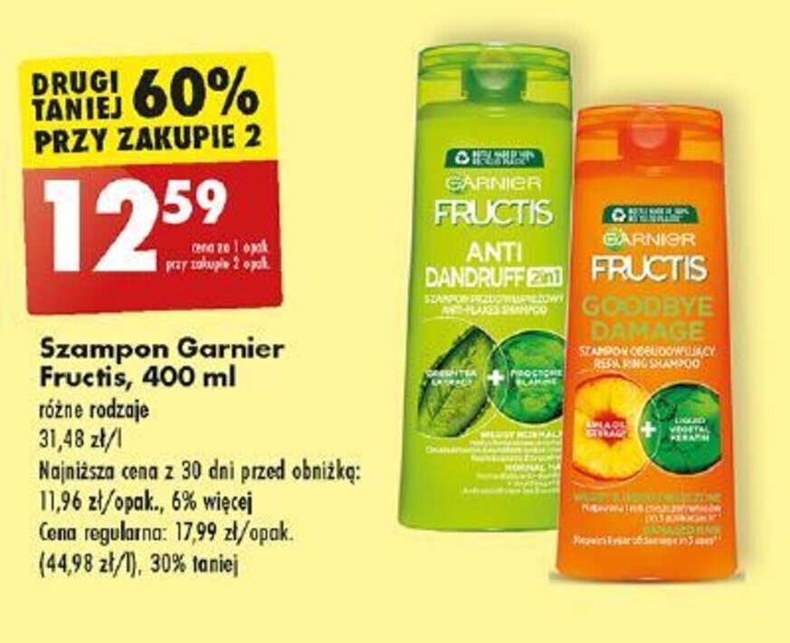 szampon fructis biedronka