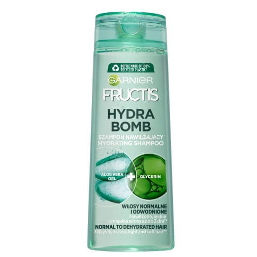 garnier fructis aloe hydra bomb szampon wzmacniający do włosów odwodnionych