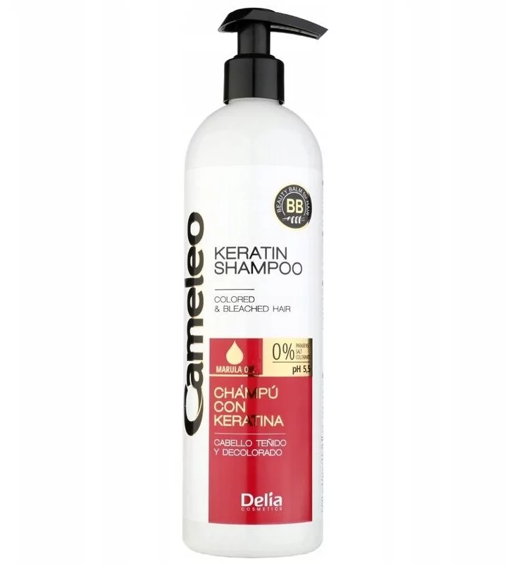 delia cosmetics cameleo bb szampon po prostowaniu