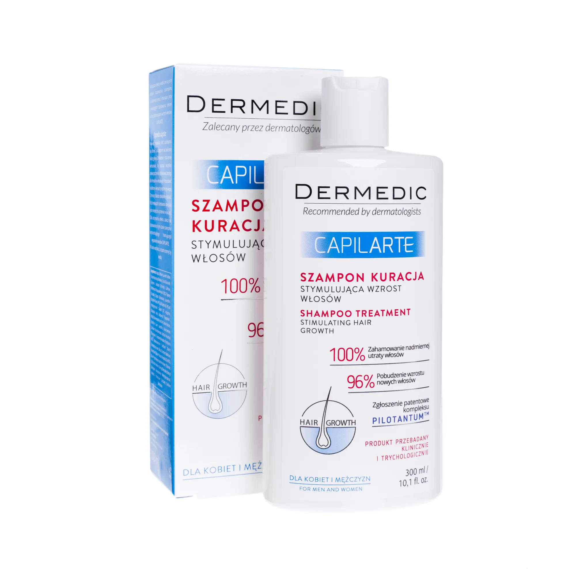 dermedic capilarte szampon stymulujący wzrost włosów 300 ml