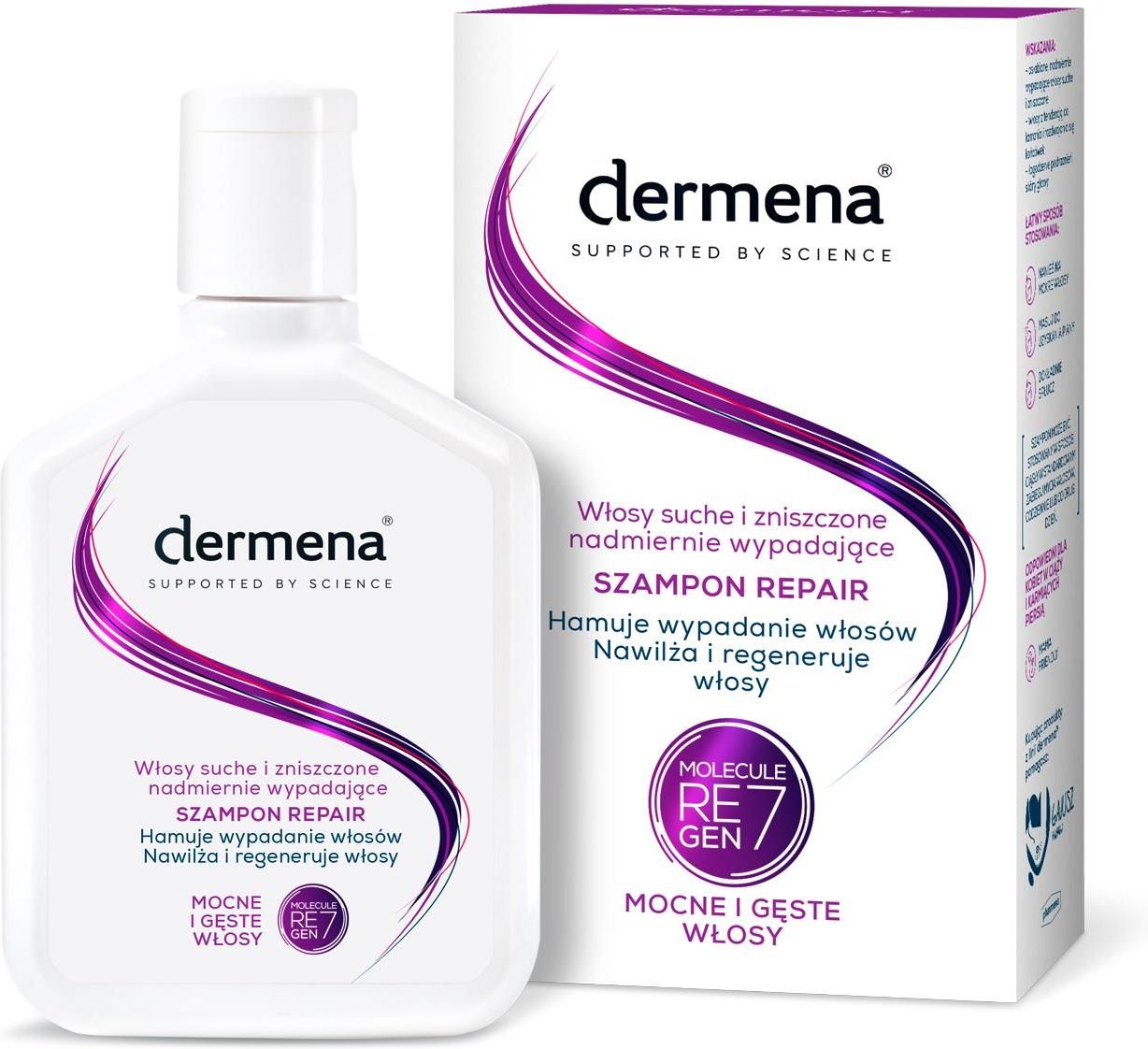 dermena hair care repair szampon do włosów suchych i zniszczonych