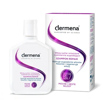 dermena hair care repair szampon do włosów suchych i zniszczonych