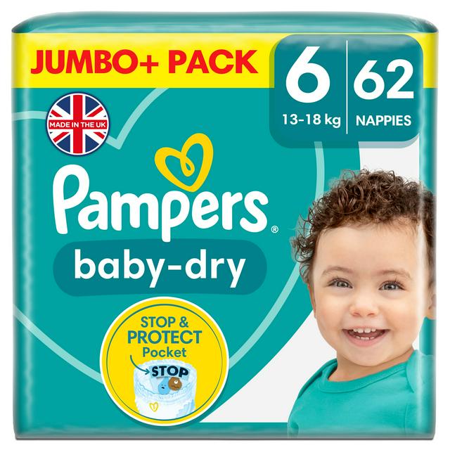 jumbo pack pampers size 6