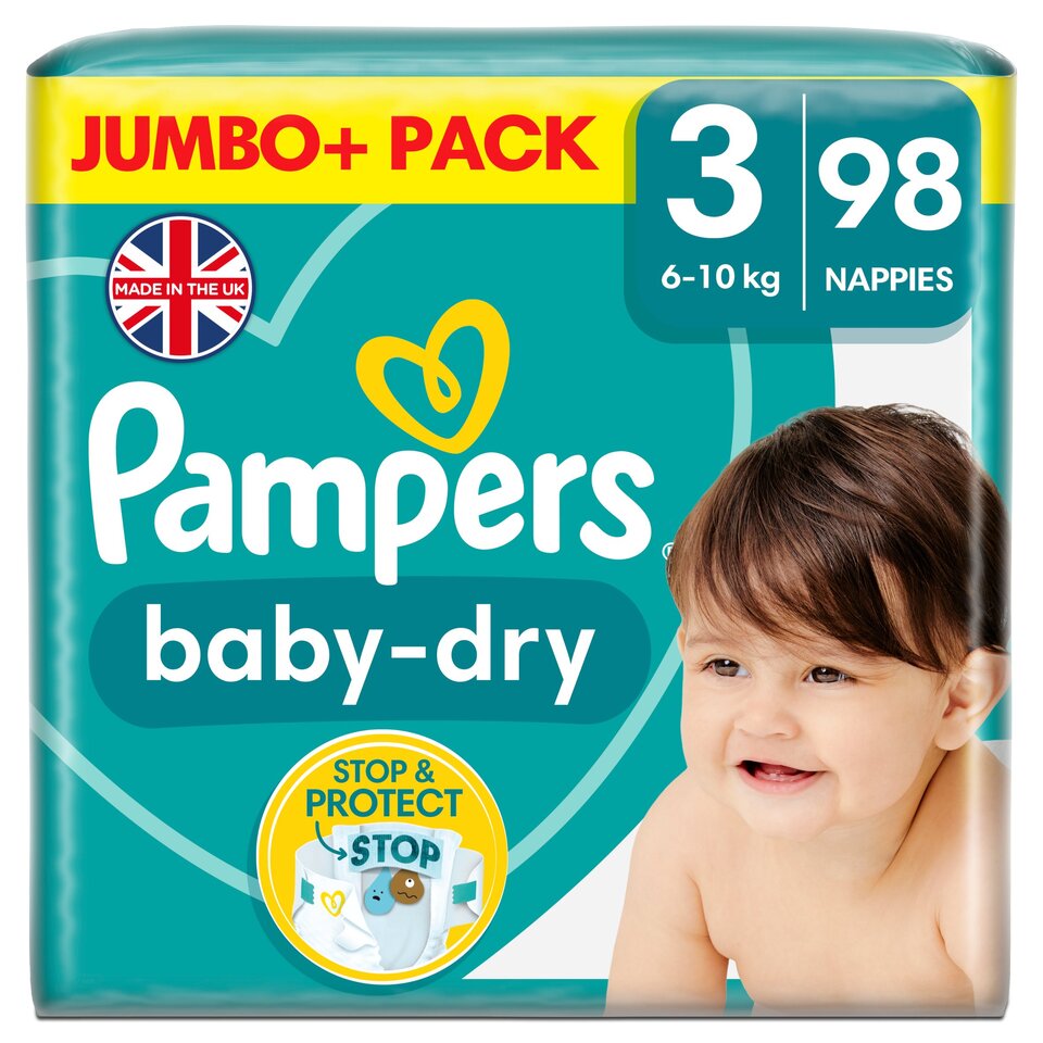 pampersy pampers giant 3 tesco