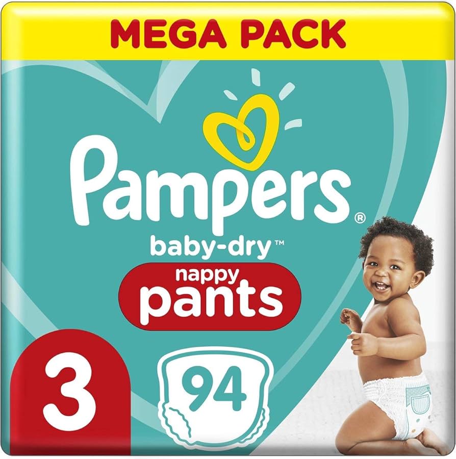 pieluchy pampers białe