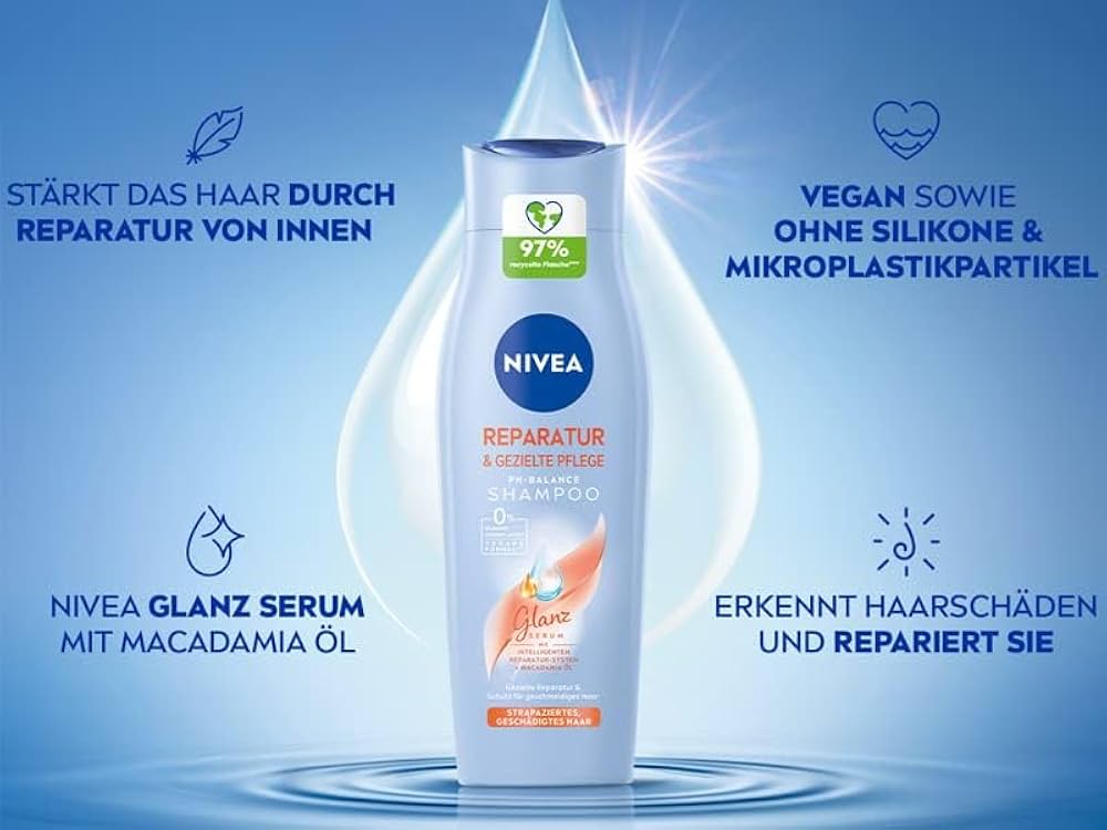 diamant volumen nivea szampon feines glanzloses haar