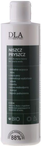 dla niszcz pryszcz płyn do mycia twarzy 180