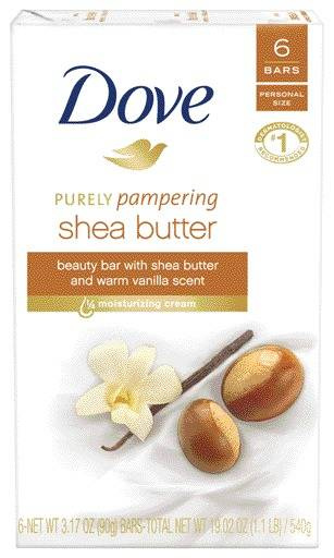 dove purely pampering shea butter mydło