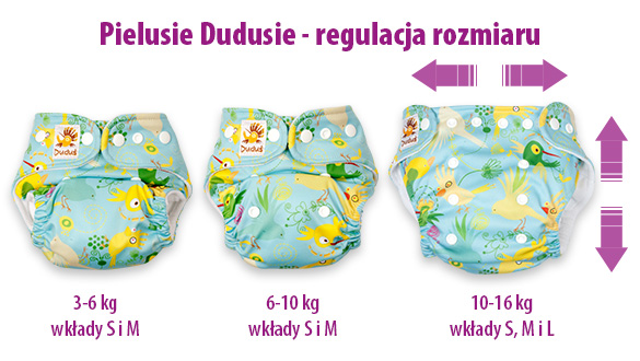 duduś pieluchy wielorazowe