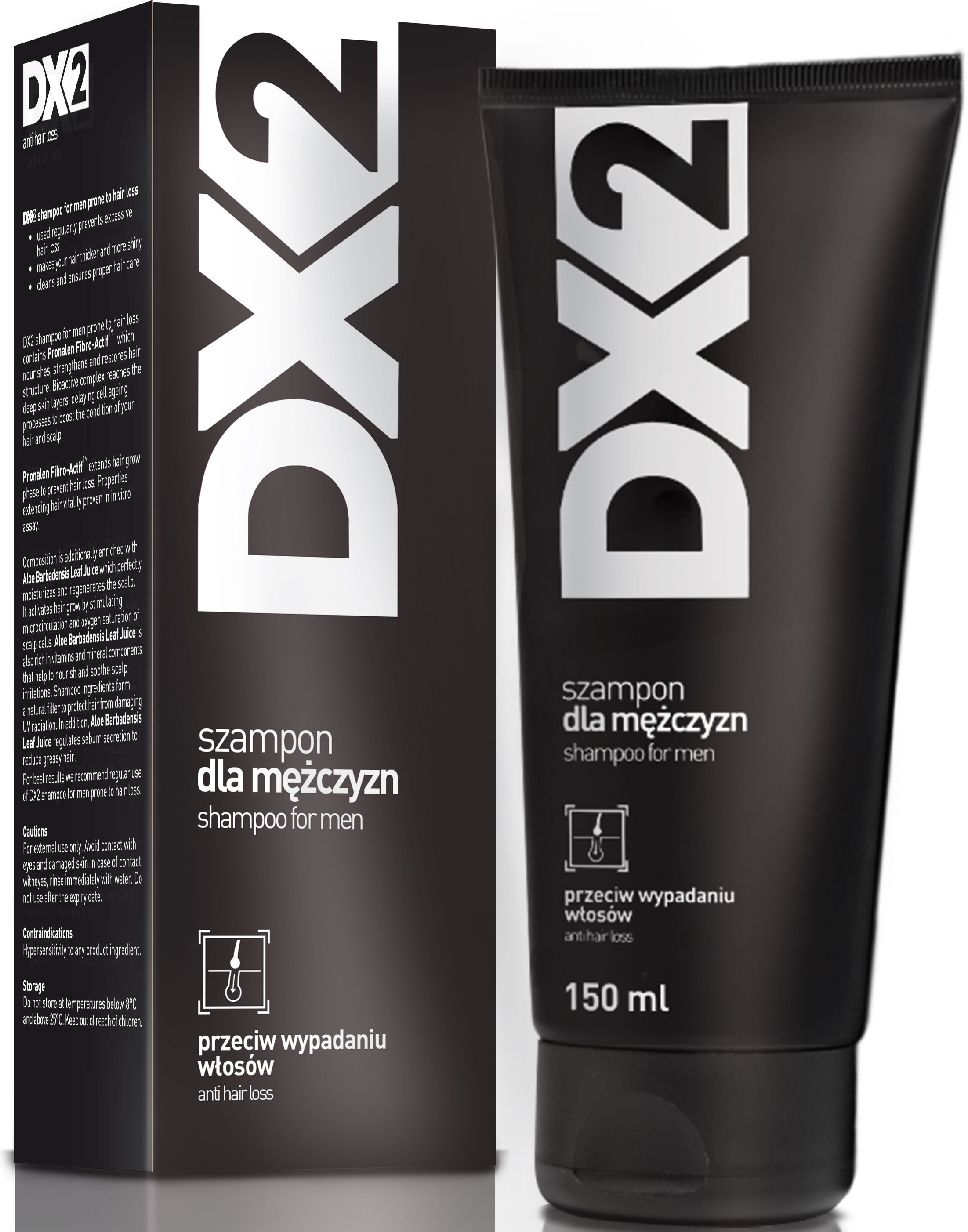 dx2 szampon przeciw wypadaniu włosów kobieta