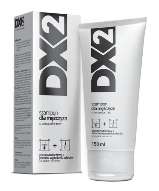 dx2 zestaw szampon wzmacniający 150 ml żel pod prysznic 150ml