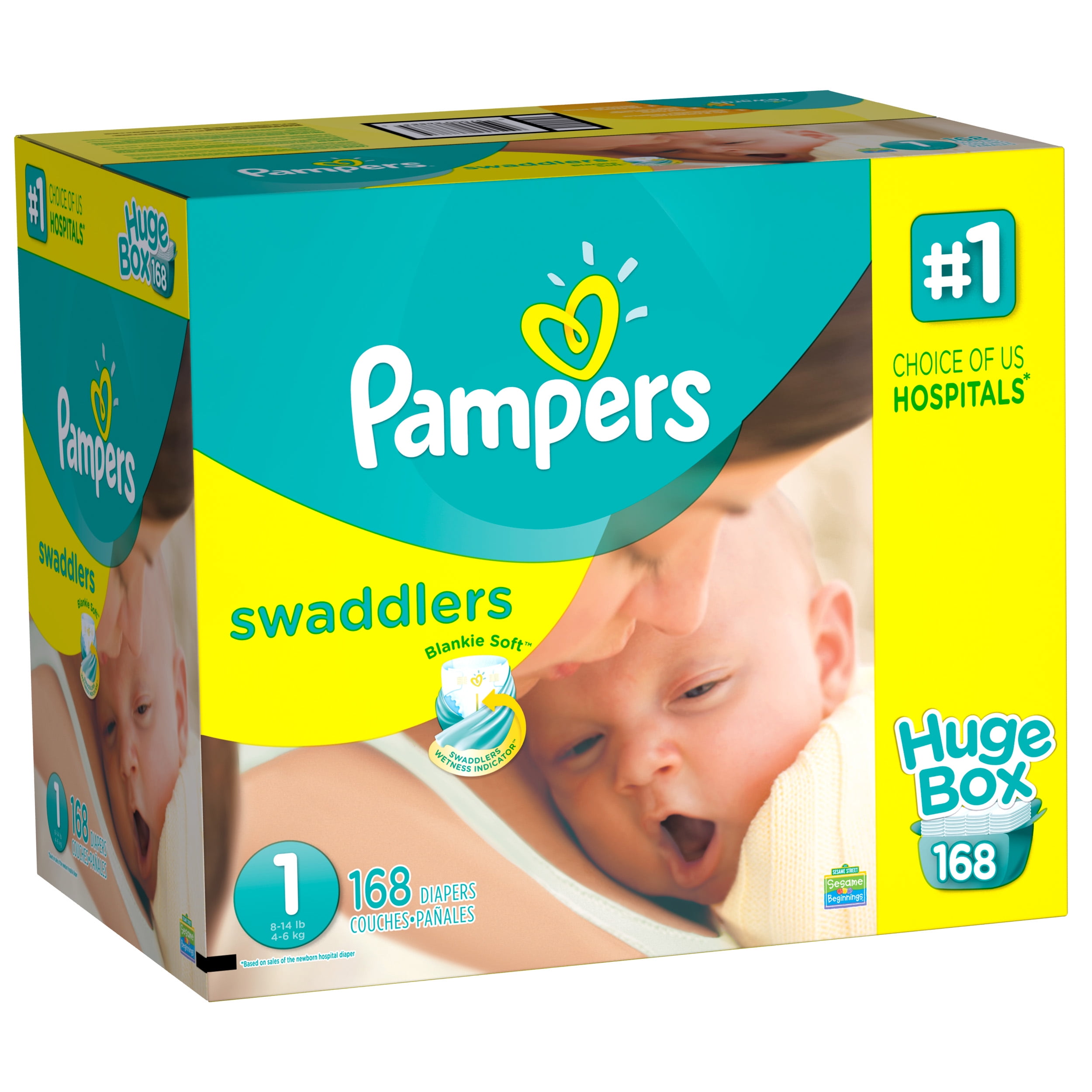 pampers large box