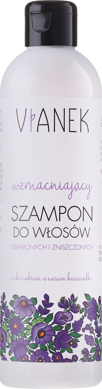 vianek wzamacniający szampon do włosów