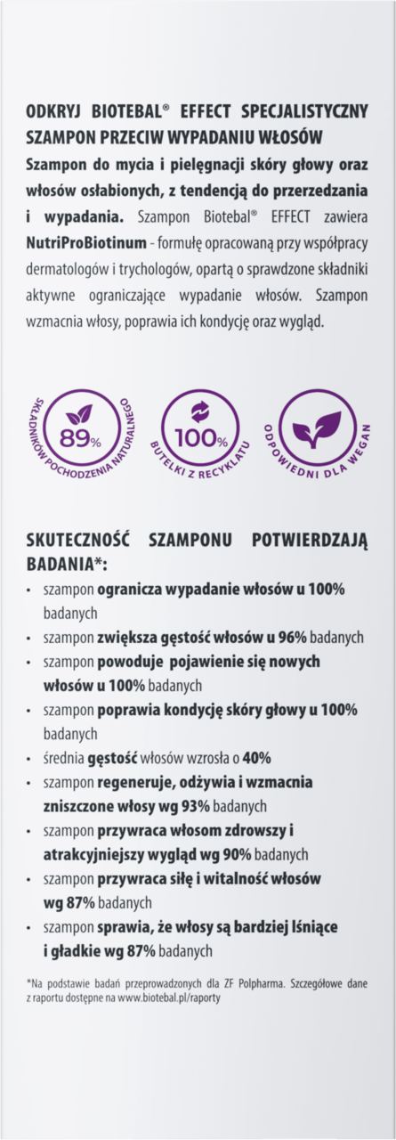 szampon biotebal rossmann