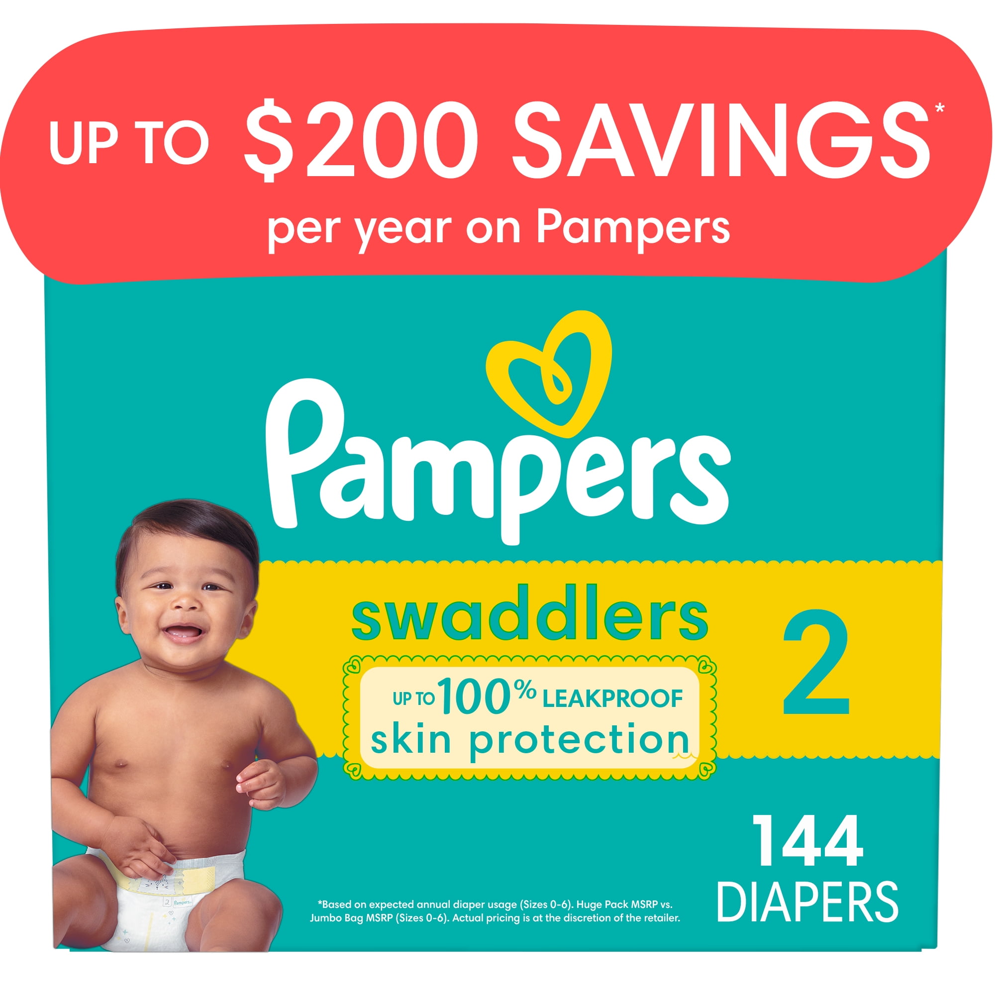 pampers 2 mega pack 144 sztuki