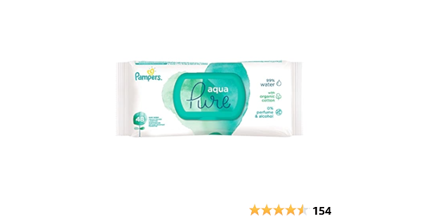 chusteczki pampers aqua pure norwegia