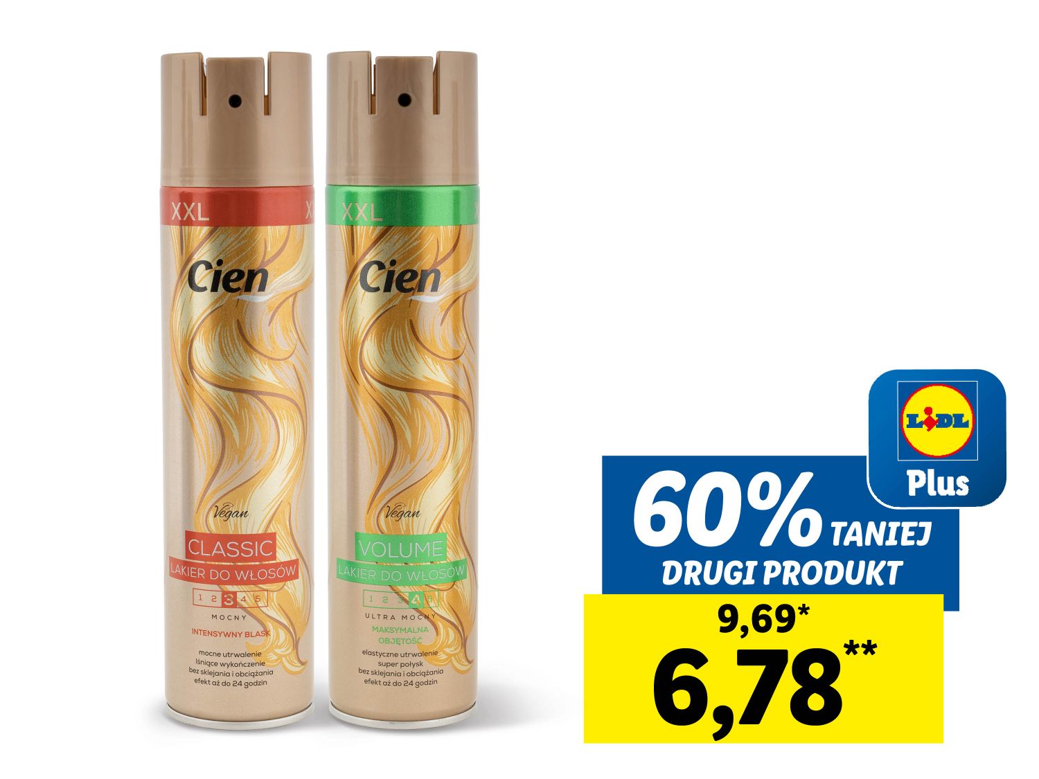 lakier do włosów cien 100 ml