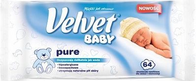 chusteczki nawilżane velvet baby