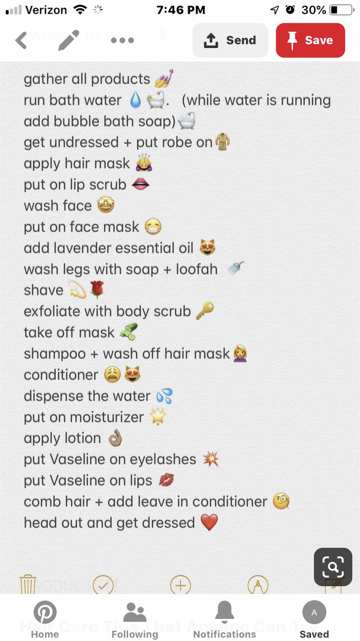 skincare pamper routine