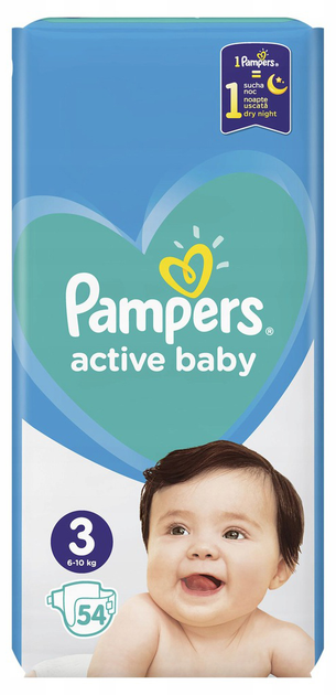 pampers 3 54 szt