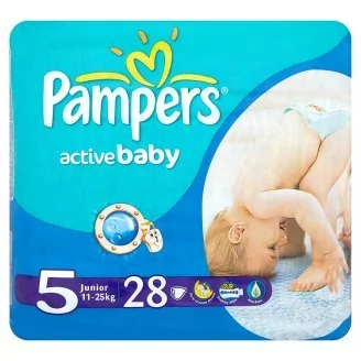 pampers active baby dry 5 junior 11-18kg opakowanie 16 szt