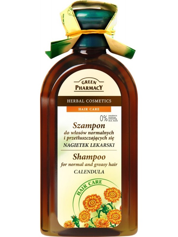 green pharmacy szampon do włosów przetłuszczających się nagietek lekarski