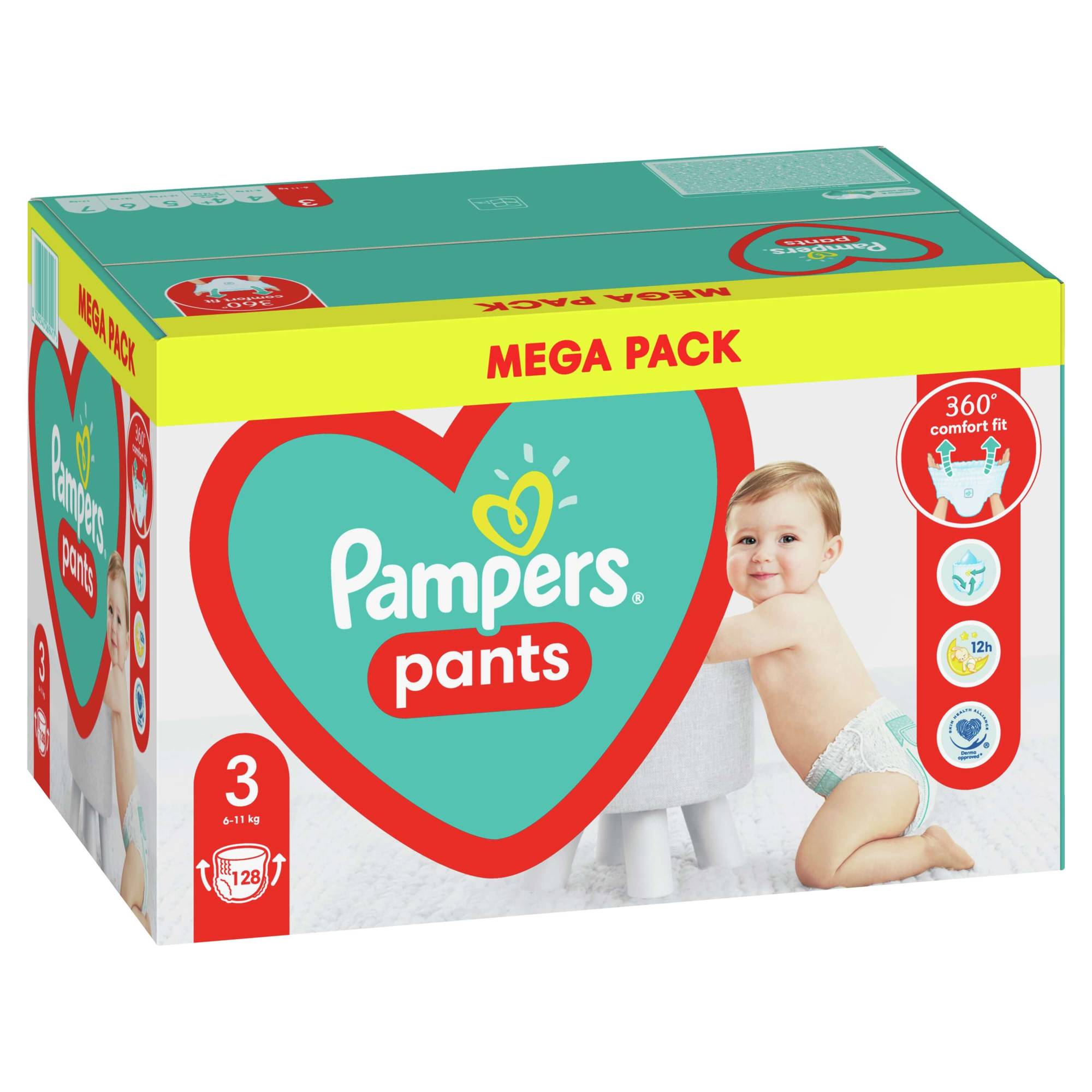 pampers pieluchomajtki midi