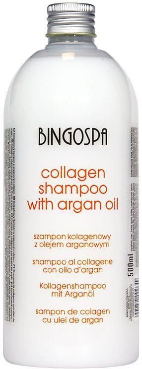 bingospa kolagenowy szampon z olejkiem jojoba