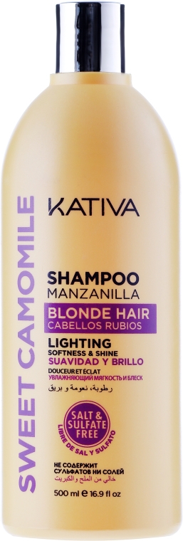 kativa sweet camomile szampon do włosów blond
