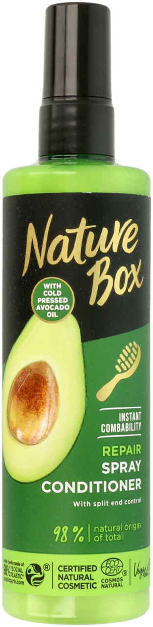 nature box regenerująca odżywka do włosów z olejem z awokado