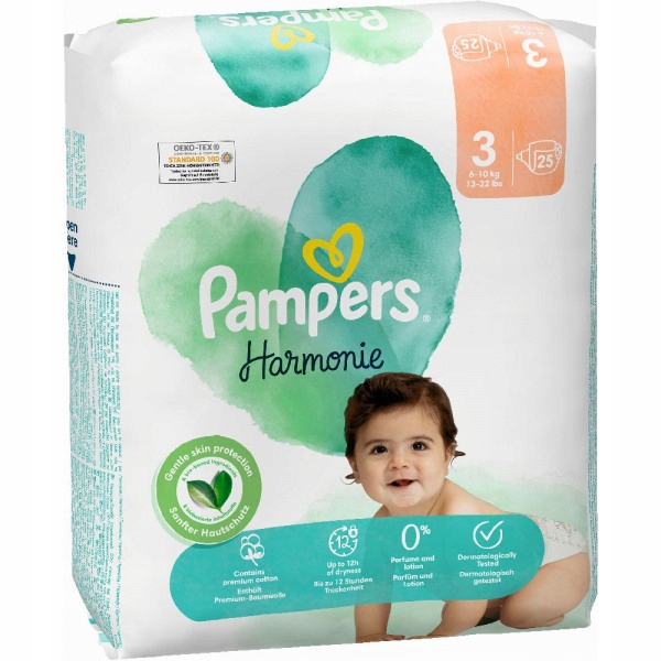 pampers waga rozmiary