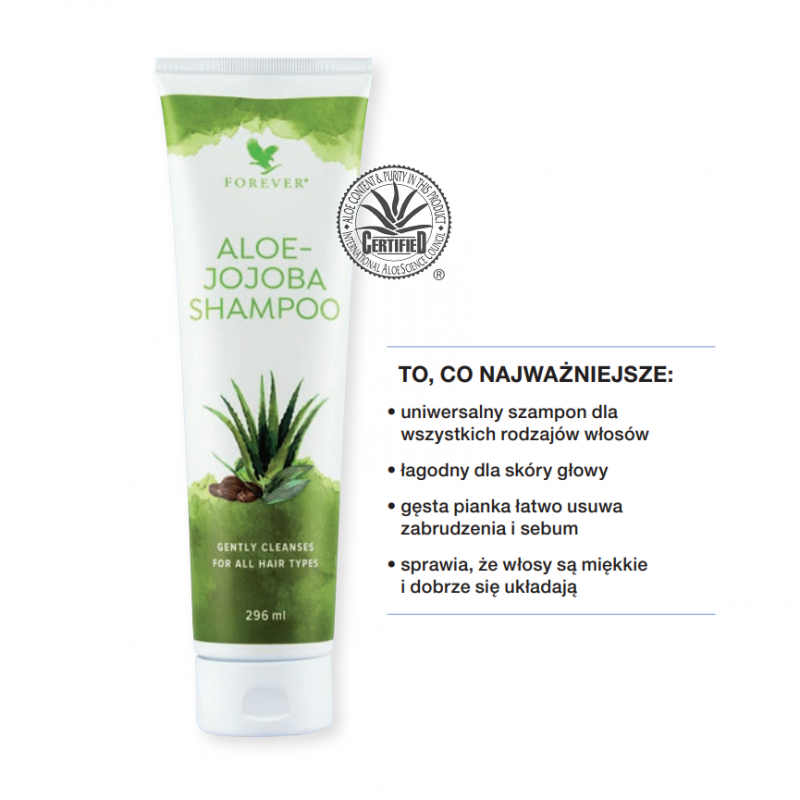 szampon i odżywka aloe-jojoba forever opis