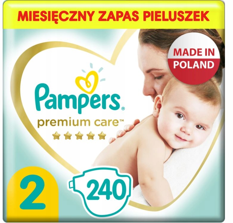 pampers preium care 2 240 sztuk