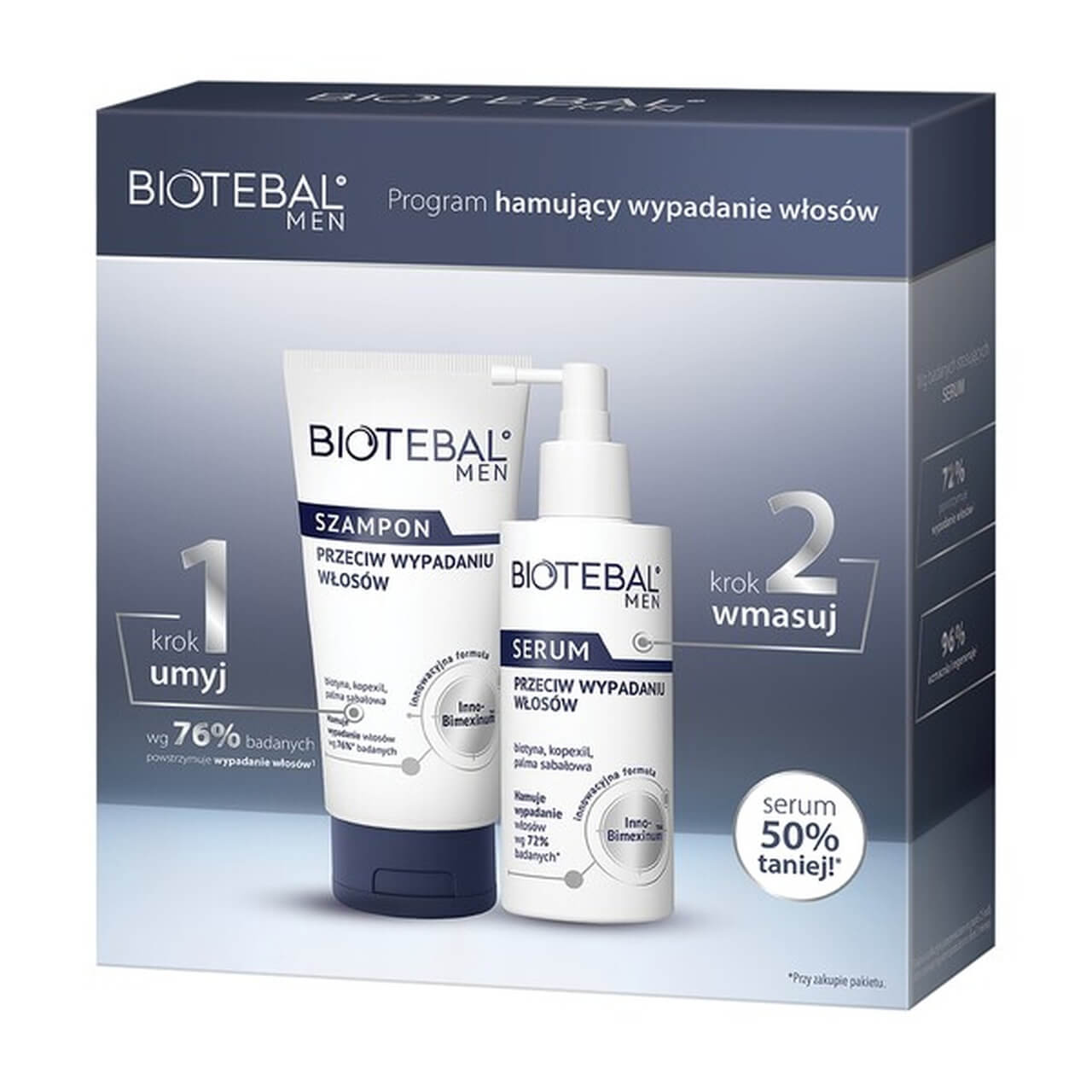 biotebal men szampon 150ml przeciw wypadaniu włos