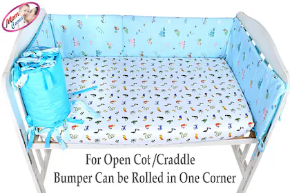 Moms Care multifunctional crib bumper