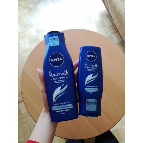 nivea hairmilk szampon wizaz