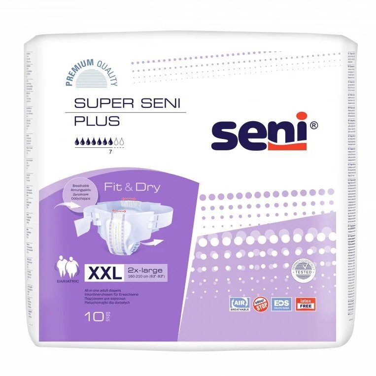 super seni plus xxl 5 10szt pieluchomajtki