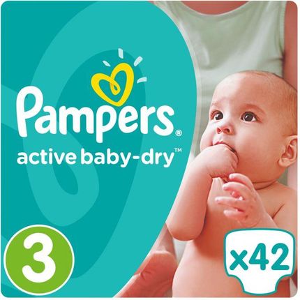 pampers active baby-dry pieluchy jednorazowe midi 3