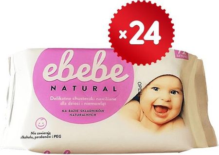 ebebe natural chusteczki nawilżane wodą opinie