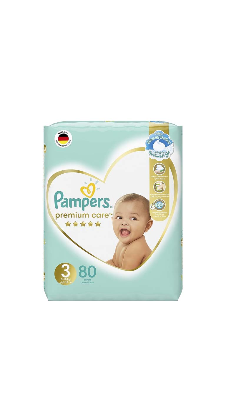 pampers premium care 3 80