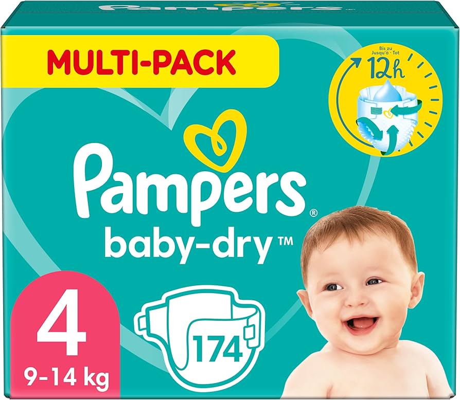 pieluszki pampers 4 najtaniej 174 szt