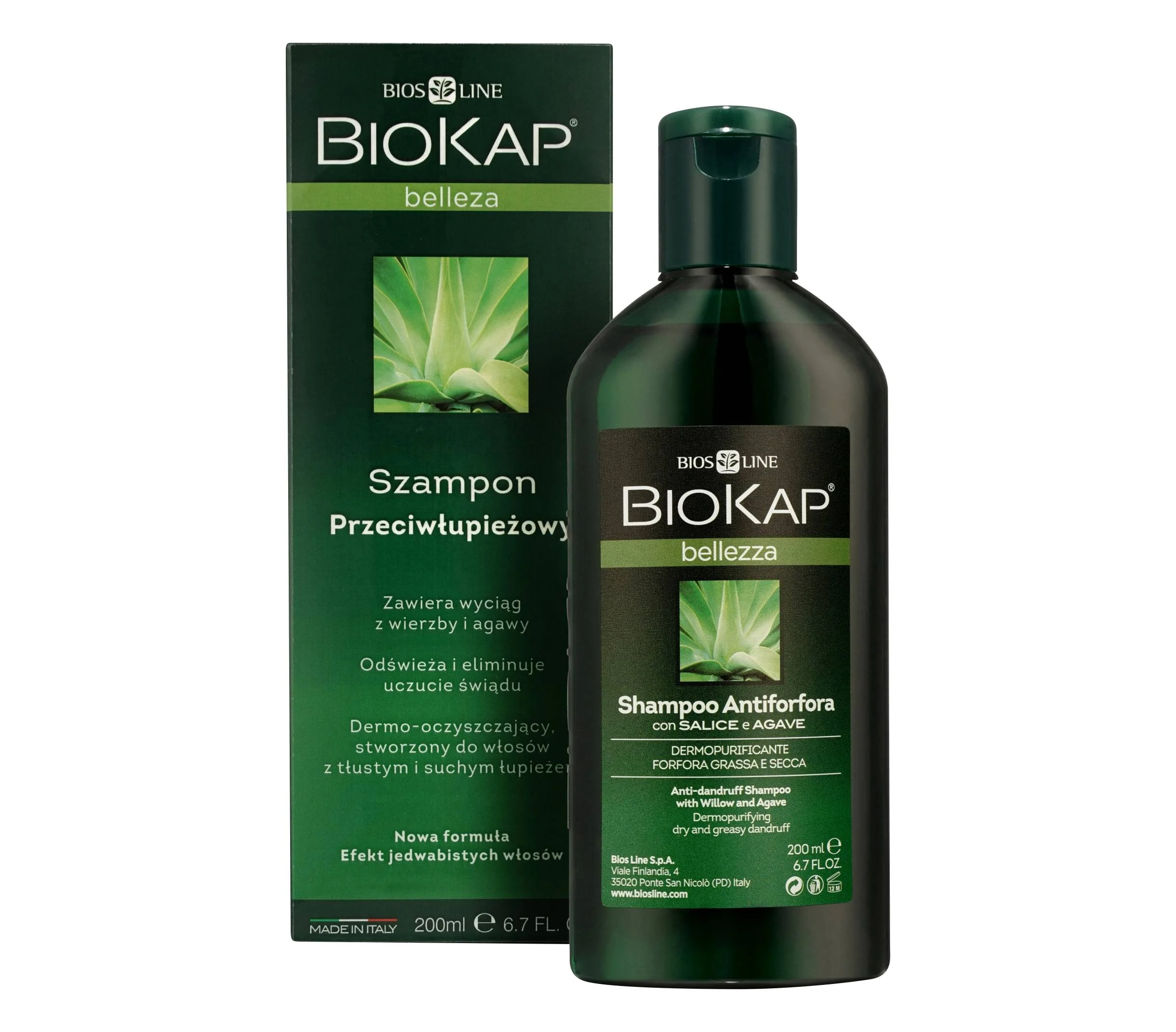 biokap bellezza szampon do włosów tłustych 200ml opinie