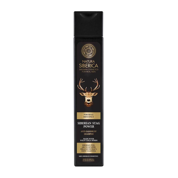 natura siberica men siberian stag power szampon przeciwłupieżowy dla mężczyzn