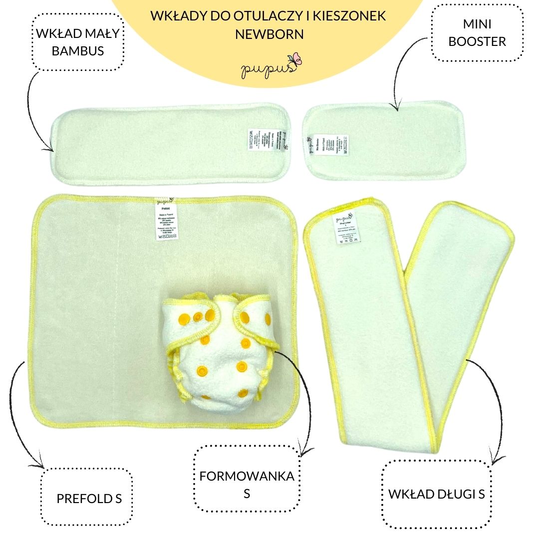 pieluchy wielorazowe łysienie wkładów