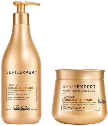 loreal absolut repair lipidium zestaw szampon 100ml maska 75ml