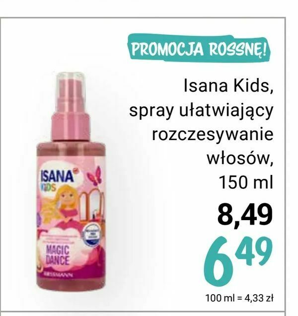 odżywka do włosów dla dzieci ułatwiająca rozczesywanie disney rossmann